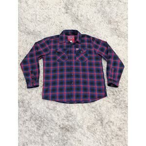 Dixxon Flannel Co. Hometown Flannel Multicolor Plaid Size Men's Large